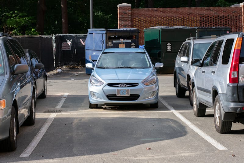 dailytarheel's tweet card. The deadline to enter the parking permit lottery is Wednesday, July 23.
