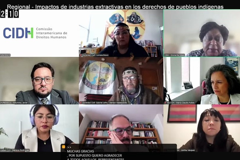 Infoterritorial's tweet card. La presentación colectiva expuso un preocupante panorama de despojo territorial sistemático, represión y judicialización impulsados por el Estado argentino en favor de megaproyectos extractivos.