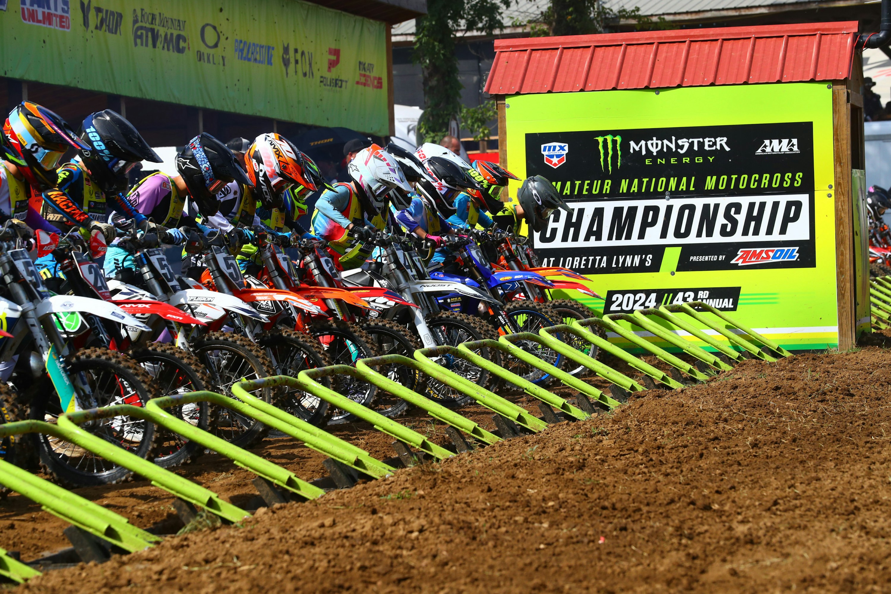 racerxonline's tweet card. After a day of practice to acclimate to the track, motos kick off on Tuesday, July 29, with 36 different classes set to compete over the course of five action-packed days.
