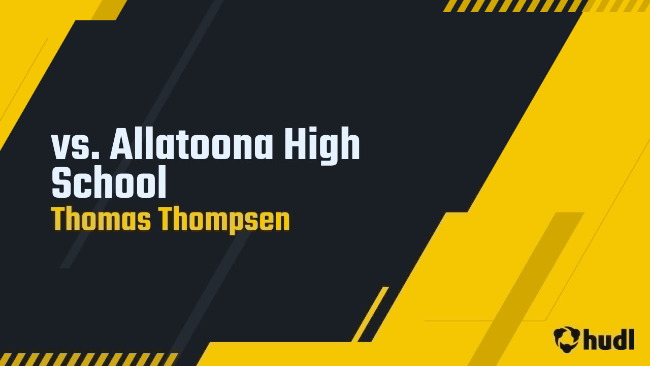 ThomasThompsen's tweet card. vs. Allatoona High School