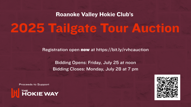 WFXRnews's tweet card. ROANOKE, Va. (WFXR) — The upcoming 14th annual Haley Toyota Roanoke Valley Hokie Club Tailgate Tour at Hotel Roanoke ballroom coming up Monday, July 28. Virginia Tech head football coach Bren…