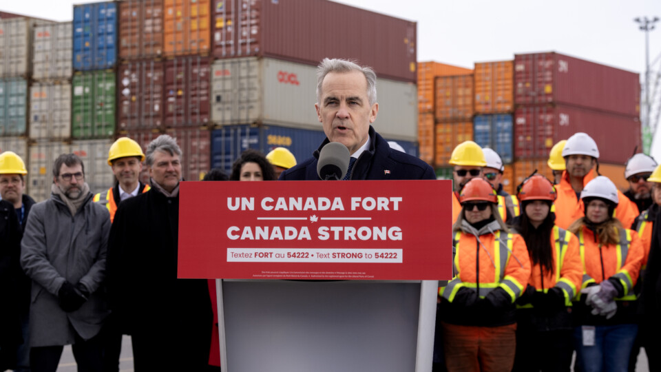 TheHubCanada's tweet card. DeepDive: No more half-measures: A $100 billion plan to transform and diversify Canada’s trade...