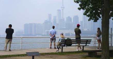 CAMHnews's tweet card. TORONTO - The poor air quality that has blanketed swaths of central and Western Canada is not only infiltrating the lungs, but also distressing the mind.