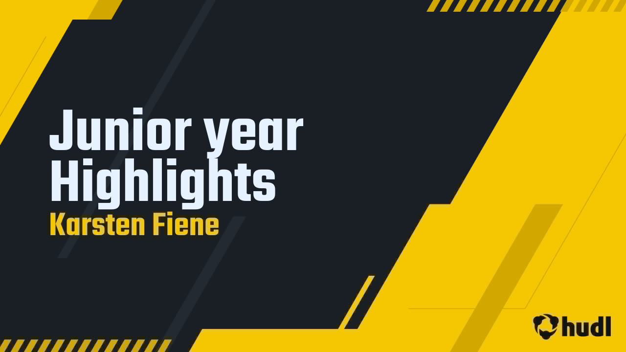 FieneKarsten's tweet card. Junior year Highlights