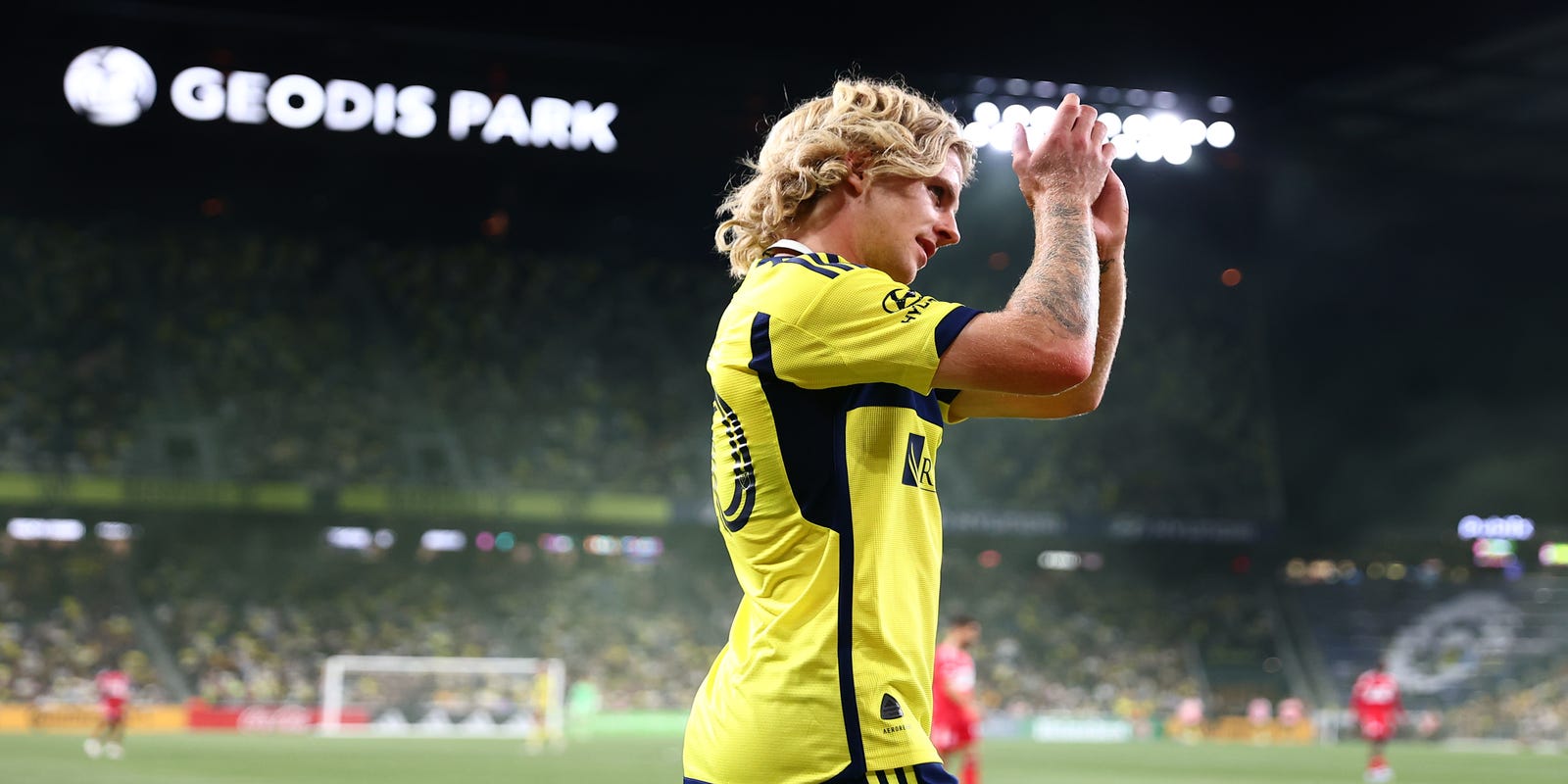 Jacob_Shames's tweet card. Nashville SC midfielder Edvard Tagseth has quickly become a fan favorite in his first season in MLS with his scrappy play and relentless energy.