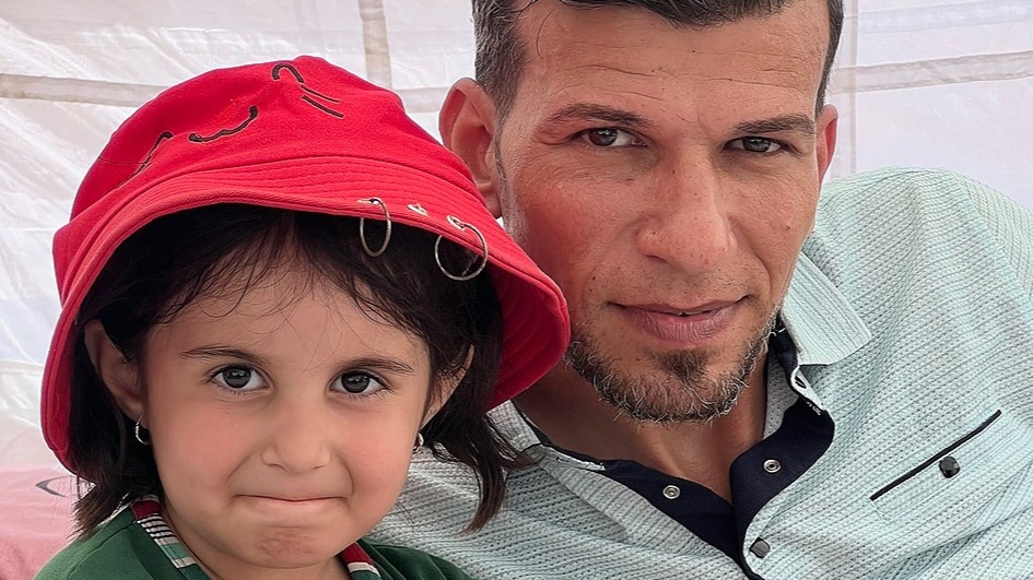 LLasgana's tweet card. Hello! My name is Ellie, and I'm organizing this campaign on behalf of my friend Amro. Amro is a 36-year-old man from Gaza, and before the genocide began, he was engaged to his beloved Raghad and...