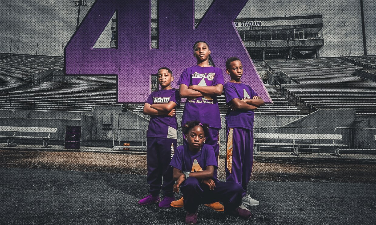 HBCUGameday's tweet card. HBCU football gets a youthful twist as Alcorn State introduces The 4Kasters — kids bringing live interviews and fan fun to Braves home games.