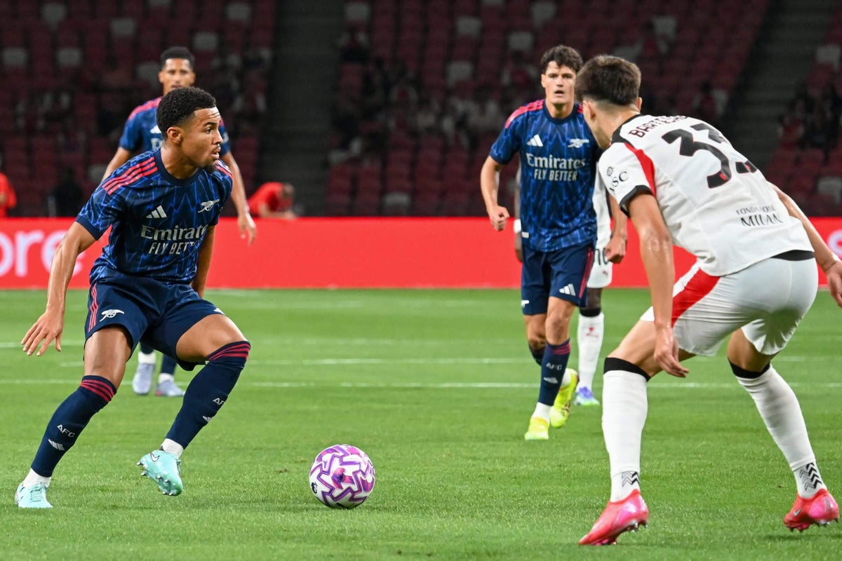 gunnerblog's tweet card. Arsenal kicked off their pre-season with a 1-0 win over Milan in Singapore - here we look at the talking points.