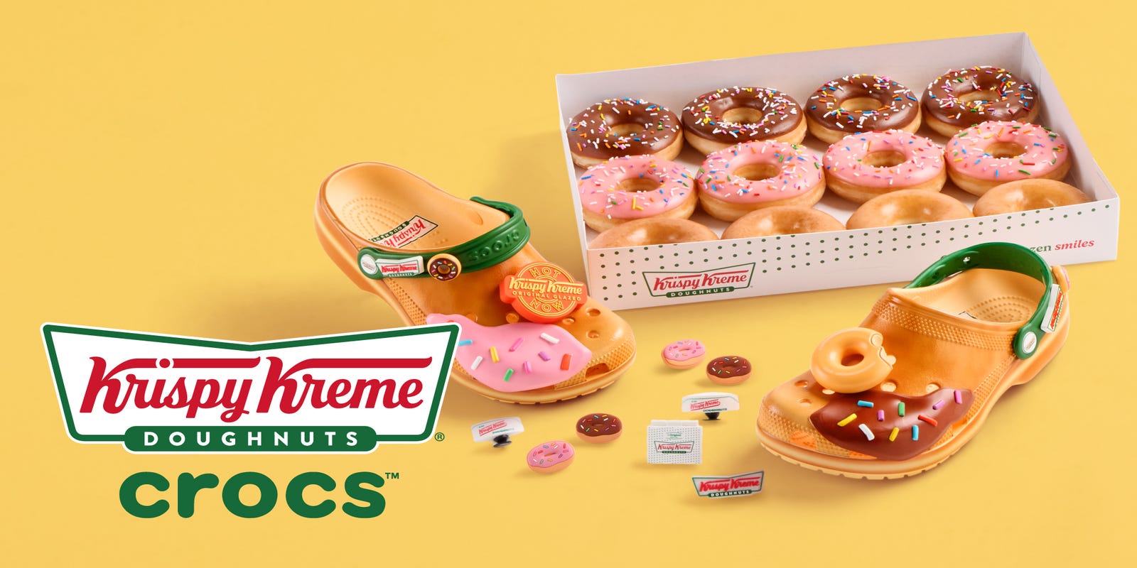delawareonline's tweet card. There is also a way to get a free doughnut from Krispy Kreme if you simply show up wearing Crocs. Here's what to know.