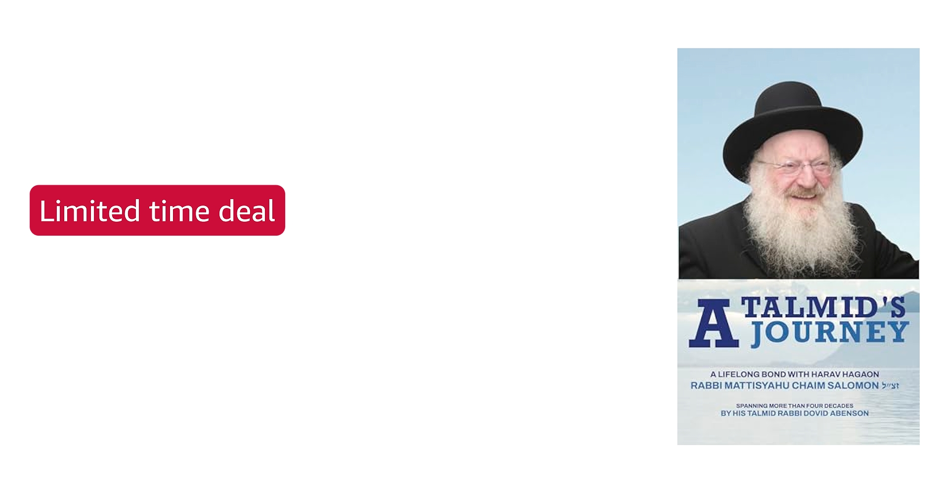SeforimChatter's tweet card. Deal: A TALMID’S JOURNEY:A LIFELONG BOND WITH HARAV HAGAON RABBI MATTISYAHU CHAIM SALOMON זצ״ל