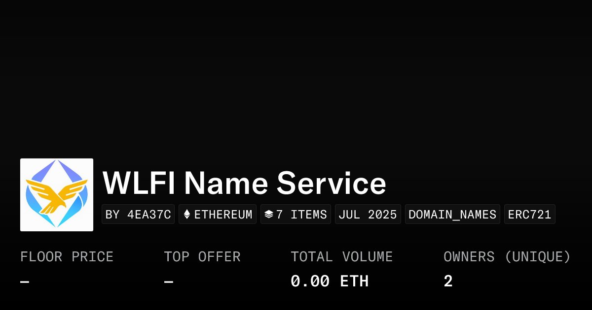 ismikamal's tweet card. The WLFi Name is your single, human-readable name for everything in the decentralized world.