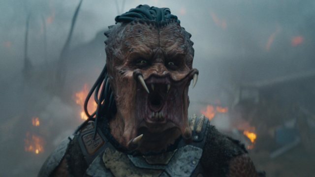 BiffBamPop's tweet card. Don't enter the self-destruct code on your wrist computer before you watch the trailer for 'Predator: Badlands!'