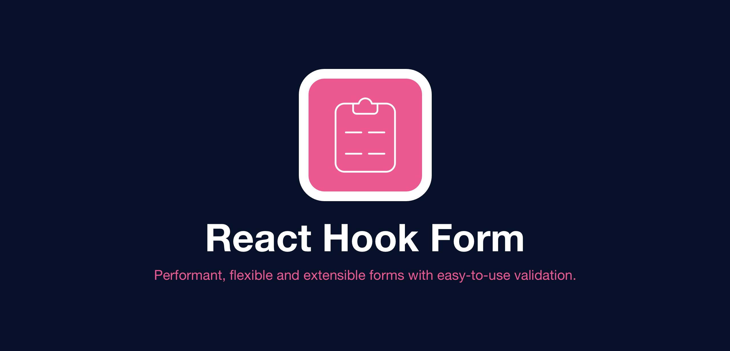 HookForm's tweet card. 📋 React Hooks for form state management and validation (Web + React Native) - react-hook-form/react-hook-form