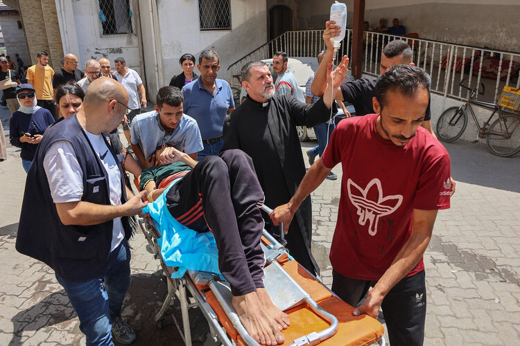 KhalilEJahshan's tweet card. The Israeli military blamed the strike on "an unintentional deviation of munitions." It acknowledged that several people were hurt, but made no mention of those killed in the incident.