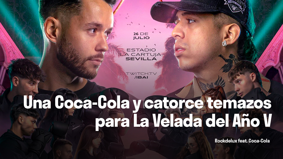 rockdelux's tweet card. Quinta edición del evento de boxeo de Ibai Llanos entre streamers y creadores de contenido: el 26 de julio en el Estadio de la Cartuja en Sevilla.