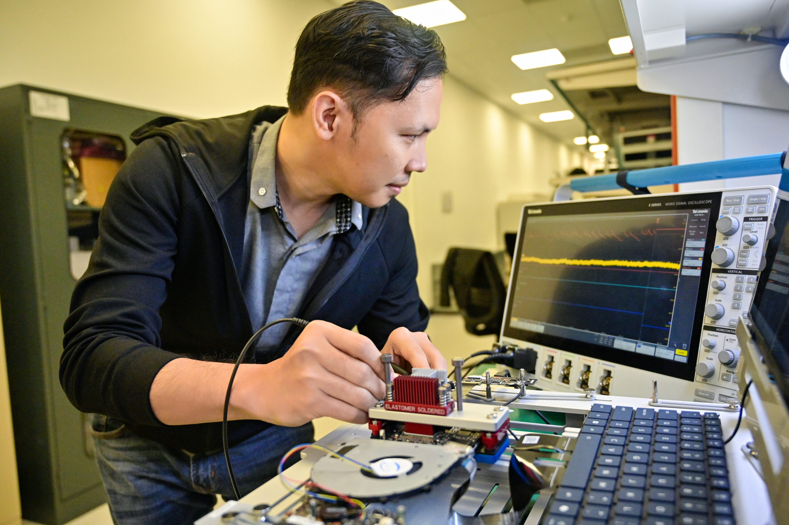 IntelPolicy's tweet card. User insights and global co-engineering shape a new class of premium AI-powered laptops.