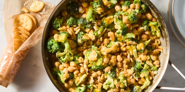 Delish's tweet card. Ditch takeout and boring meals for good.