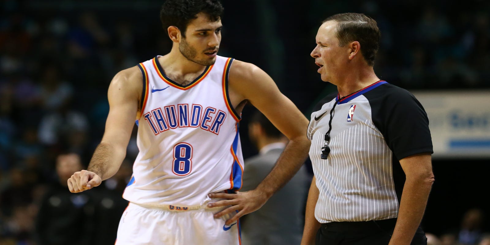 CAlmanza1007's tweet card. Former Oklahoma City Thunder player Alex Abrines retires from basketball.