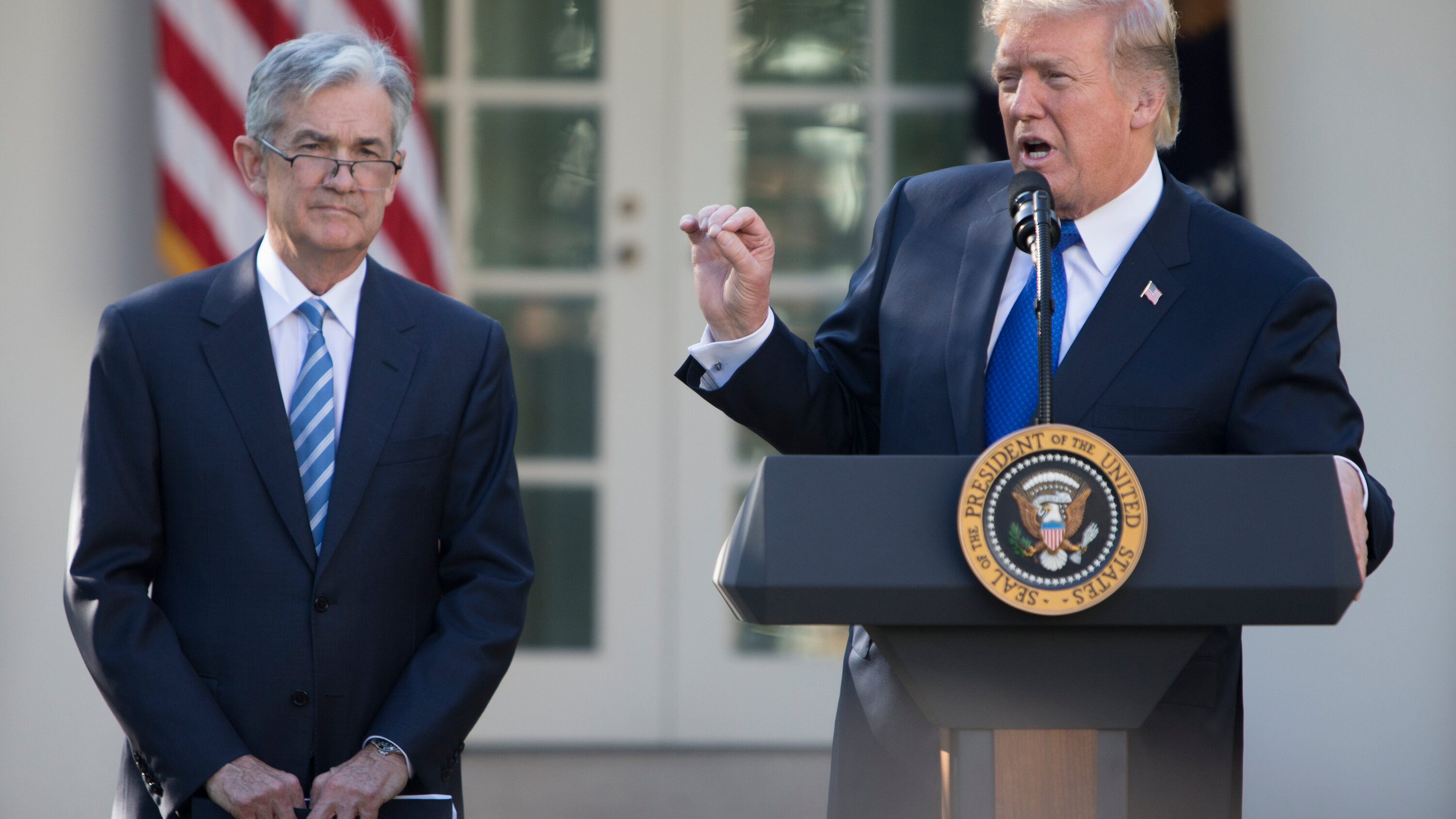 DavidKusnet's tweet card. The president waved a copy of a draft letter firing Jerome H. Powell at a meeting in the Oval Office with House Republicans. It remains to be seen whether he follows through with his threat.
