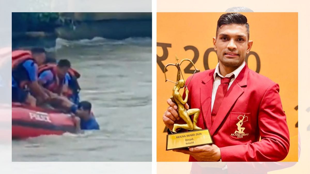 ThePrintIndia's tweet card. In a case of misinformation, Uttarakhand Police claimed to have saved Deepak Niwas Hooda from the Ganga, adding that he wholeheartedly thanked the 40th Battalion for its rescue efforts.