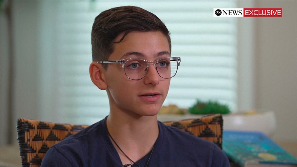 ABCWorldNews's tweet card. A young shark attack survivor is speaking out about overcoming fear and returning to the place where he was bit nearly three years ago.