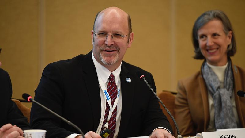 NCAA_PR's tweet card. NCAA Senior Vice President of Policy and Governance Kevin Lennon announced his retirement Wednesday, effective Aug. 29. He is the longest-tenured national office employee, beginning his career with...