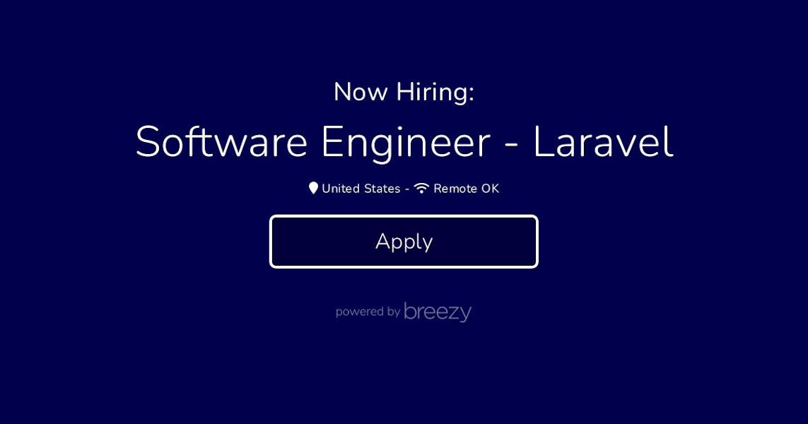 laraveljobs's tweet card. We're a lean and passionate team building a platform that makes a real difference in people’s lives—and we're looking for a Full Stack Engineer to join us and grow with us. About the Role: This is a...