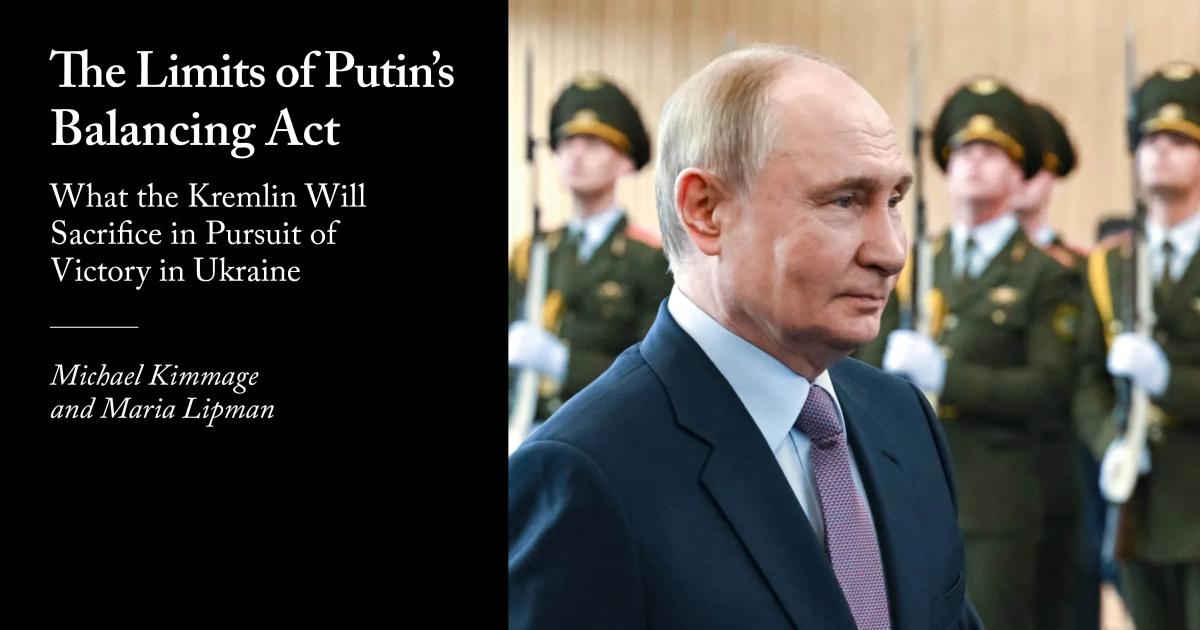 ForeignAffairs's tweet card. What the Kremlin will sacrifice in pursuit of victory in Ukraine.