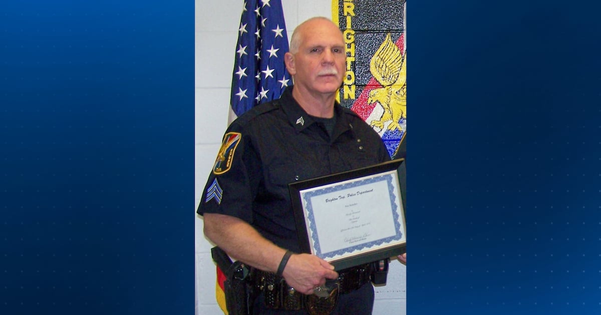 WPXI's tweet card. A retired Brighton Township police captain has been charged with possessing child pornography.
