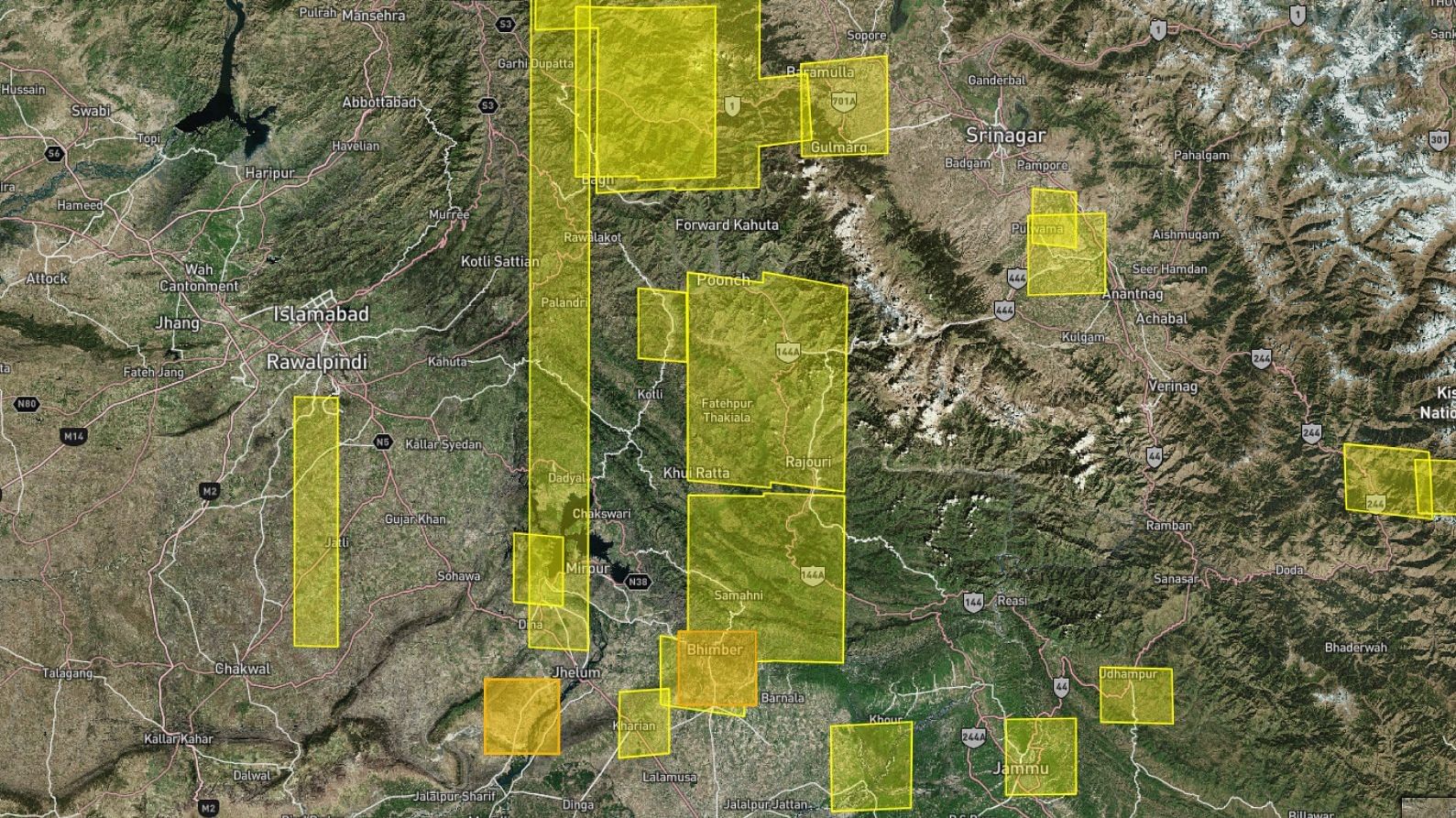 ManojNaravane's tweet card. Maxar Technologies began receiving orders for high-resolution satellite images of Pahalgam in June 2024, just months after a Pakistani geospatial firm indicted by the US became a partner.