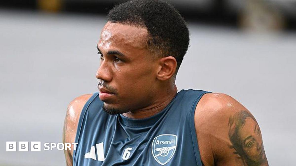 iamAlexHowell's tweet card. Arsenal news: Mikel Arteta takes precaution on Gabriel