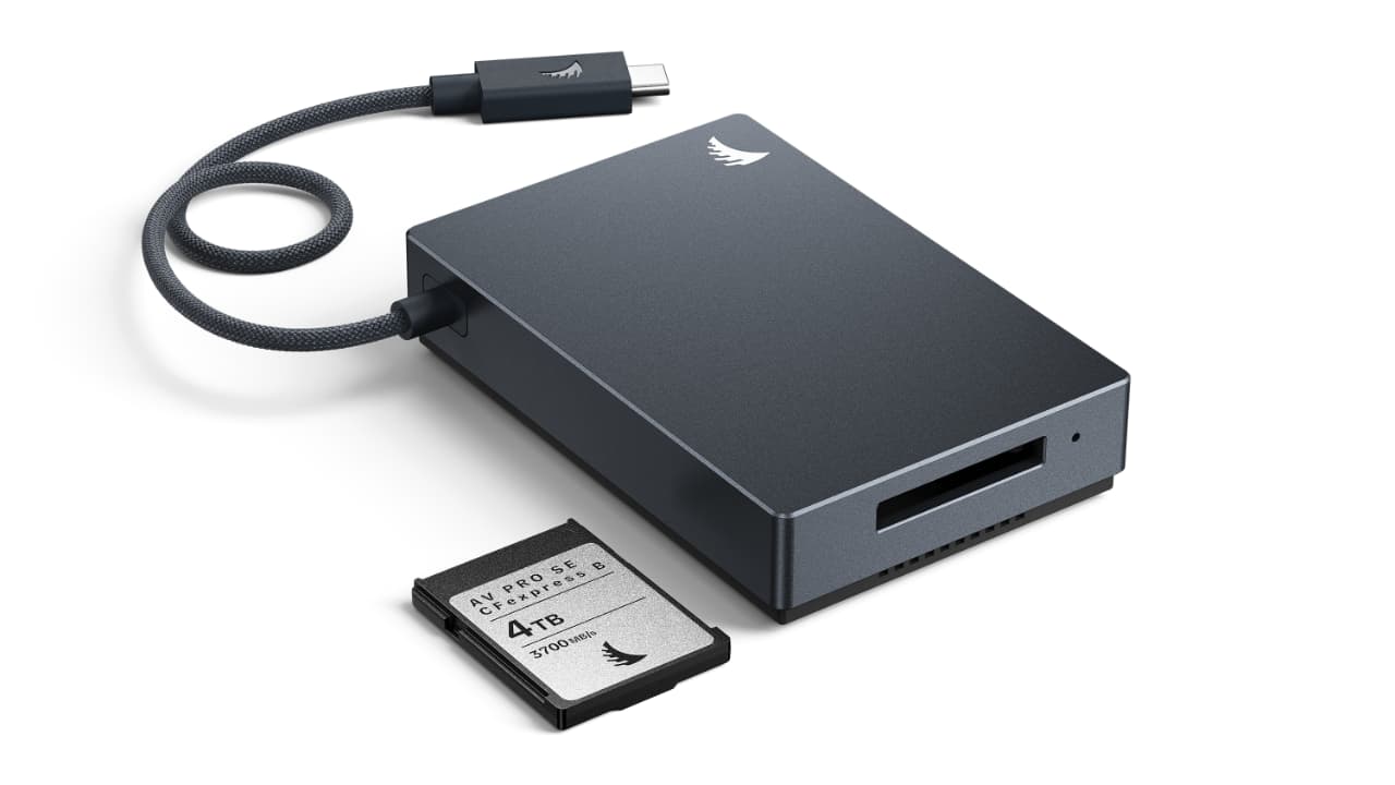 RedSharkNews's tweet card. Angelbird's new CFexpress B Card Reader offers blazing 40 Gb/s transfer speeds and advanced cooling for seamless media editing across multiple platforms. Now available for $249.