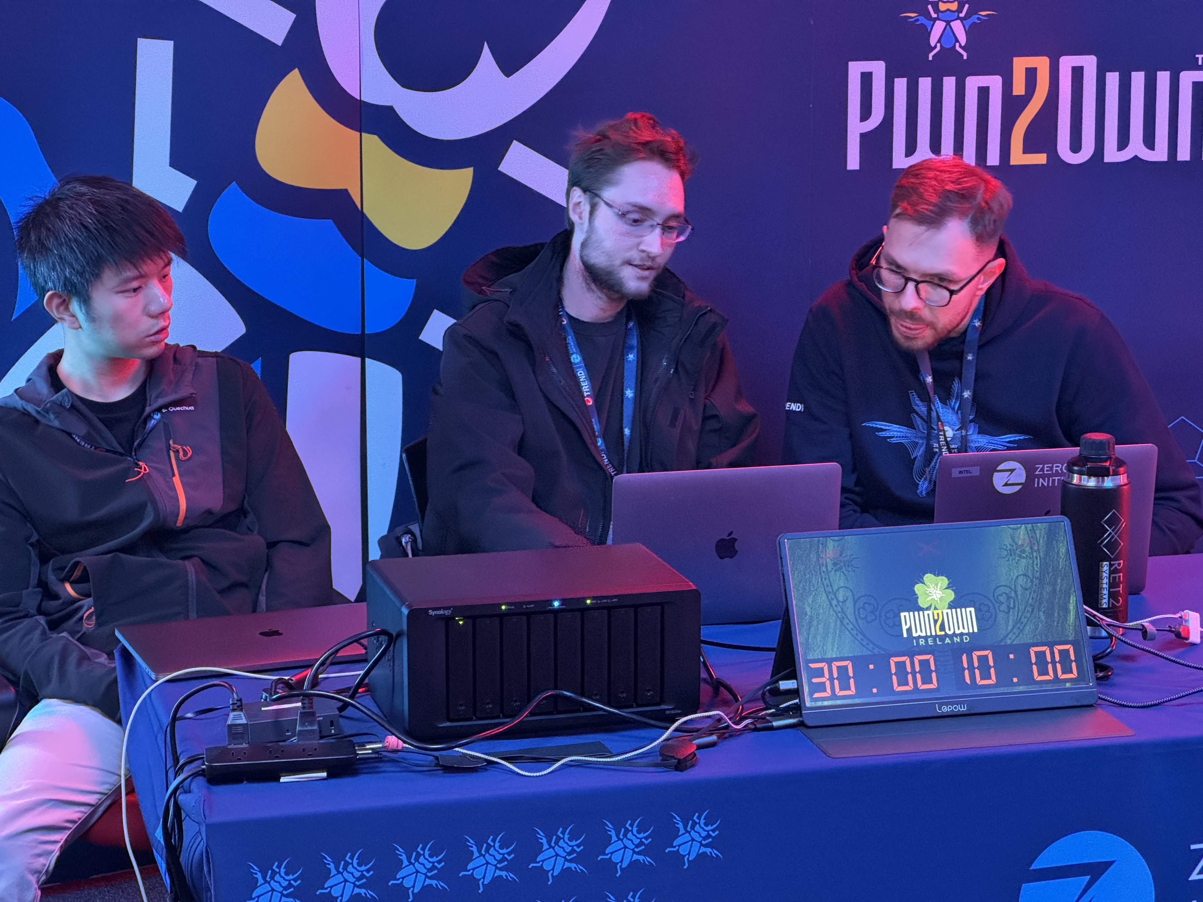 ret2systems's tweet card. In October, we attended Pwn2Own Ireland 2024 and successfully exploited the Synology DiskStation DS1823xs+ to obtain remote code execution as root. This issu...