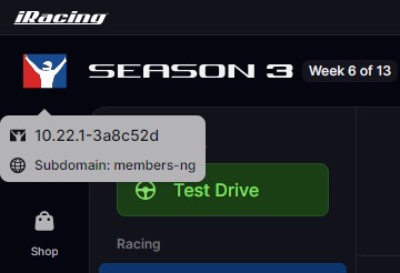 iRacingJA's tweet card. iRacing 10.22.1 のリリースノートを和訳しました
