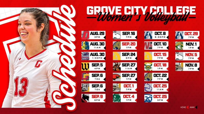 GCC_Wolverines's tweet card. GROVE CITY, Pa. – Ten home matches and the dawn of divisional play in the Presidents' Athletic Conference highlight the 2025 schedule for the Grove City College women's volleyball team.