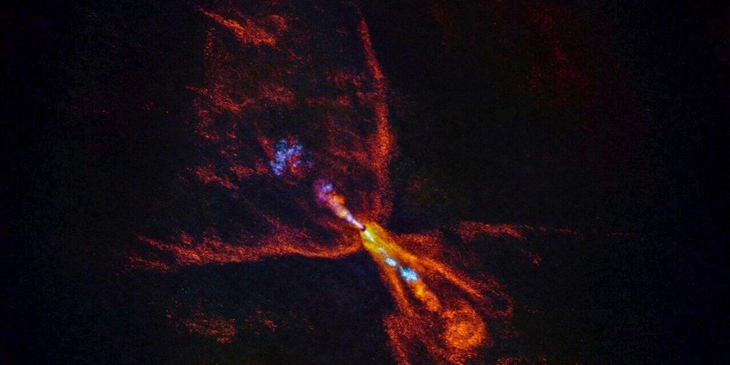 almaobs's tweet card. Scientists say it's an unprecedented snapshot of “time zero,” when new worlds begin to gel.