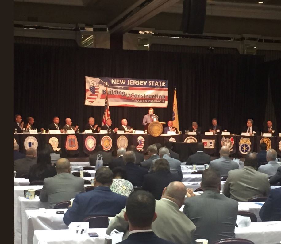 TheNJGlobe's tweet card. The New Jersey State Building and Construction Trades Council has endorsed every incumbent legislator seeking re-election this year, except for Democratic