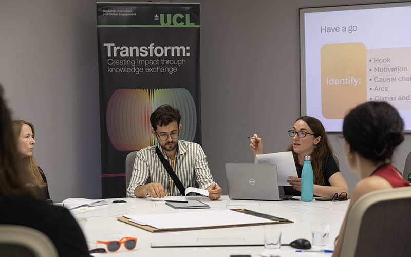 UCLAlumni's tweet card. Throughout June, UCL staff and doctoral students attended events and workshops designed to help them transform their research and knowledge into real world impact.