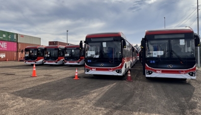 ERenovables's tweet card. Lamaignere ha desempeñado un rol fundamental en la logística y recepción de los 121 nuevos autobuses eléctricos que muy pronto recorrerán las calles de Copiapó.