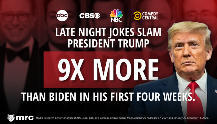 alexchristy17's tweet card. Through the first four weeks of President Donald Trump’s second term, the late night comedians have told 761 jokes about