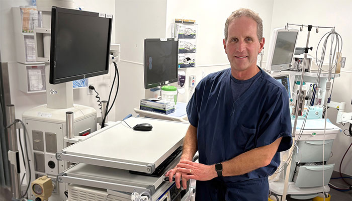BidmcCvi's tweet card. David’s blood pressure was dangerously high until he received specialized care and renal denervation at BIDMC’s Complex Hypertension Clinic. Read his story.