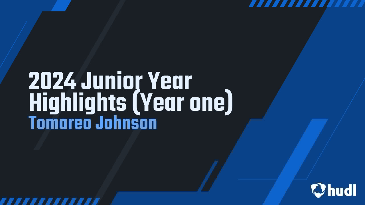 mareo_johnson's tweet card. 2024 Junior Year Highlights (Year one)