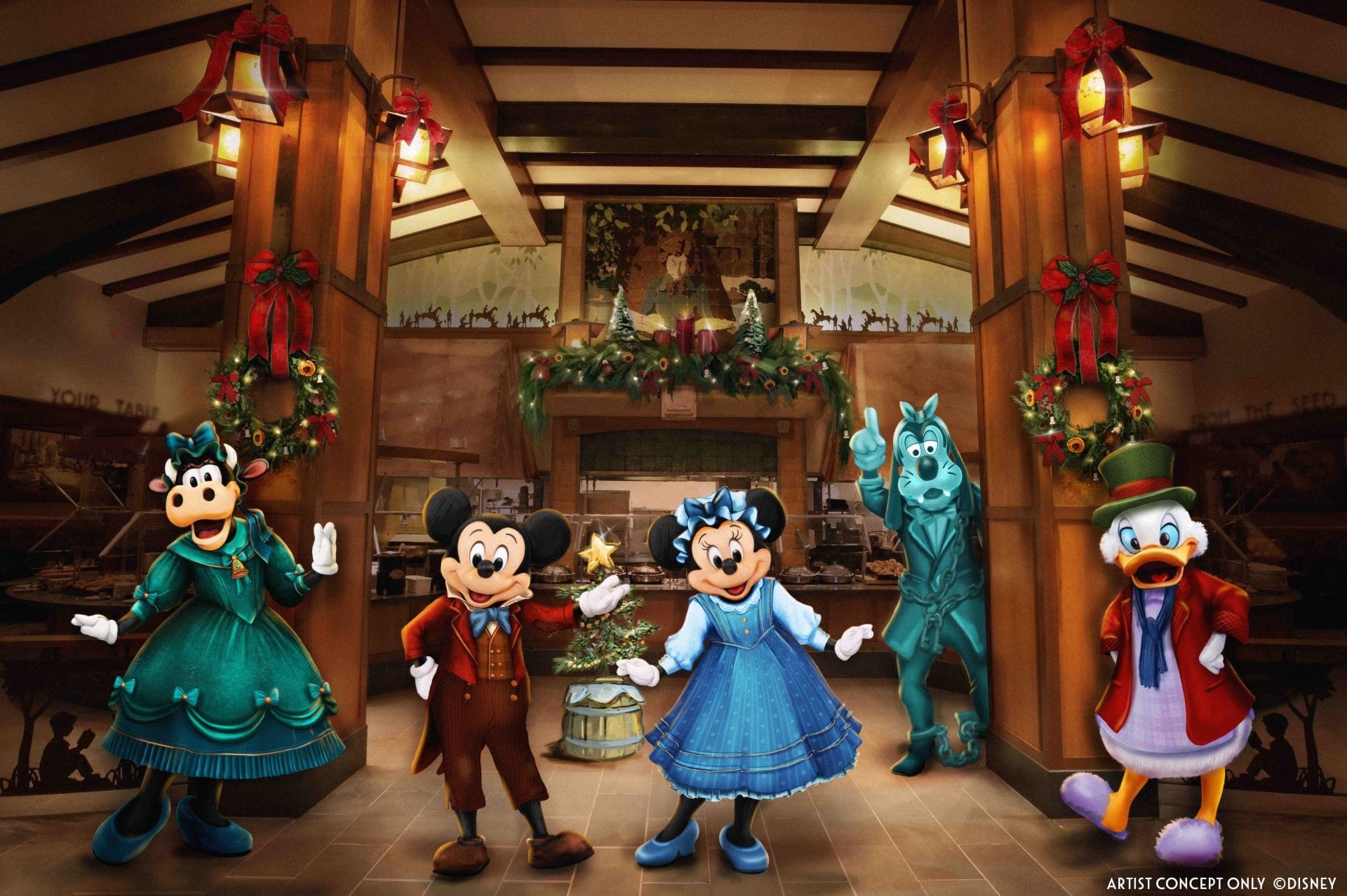 dlnt's tweet card. Among this year's holiday offerings at Disneyland Resort will be the new Mickey's Christmas Carol Feast at the Grand Californian.