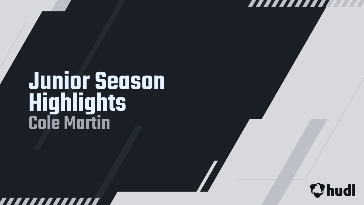 CMartin_LB_2026's tweet card. Junior Season Highlights