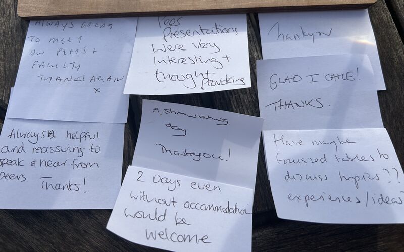 brainsnstyle's tweet card. Another great Postgrad retreat today even though budget means shorter than usual. Thanks all for coming and contributing and especially to the inimitable Kath Stoddart and newbie to the team Carina...