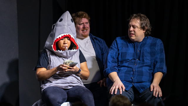WOODTV's tweet card. Audience members decide what happens next at The Comedy Project’s late night “Choose Your Own Improv” show on Saturdays.