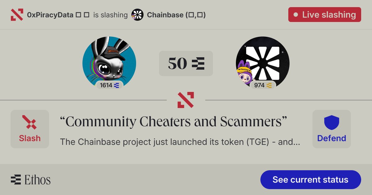 0xPiracyData's tweet card. "Community Cheaters and Scammers"