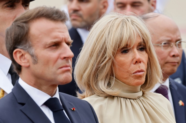 billdmccarthy's tweet card. Emmanuel Macron and his wife, Brigitte, filed a defamation lawsuit on Wednesday against a right-wing US podcaster who claimed the spouse of the French president used to be a man.In a statement...