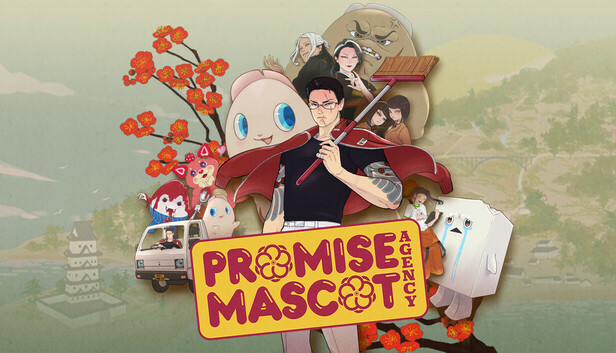 CaseyExplosion's tweet card. Explore a cursed Japanese town! Recruit mascot friends and come to the rescue when disaster strikes! Solve the mystery of your exile! Help a living finger work through her many anger issues! Turn...