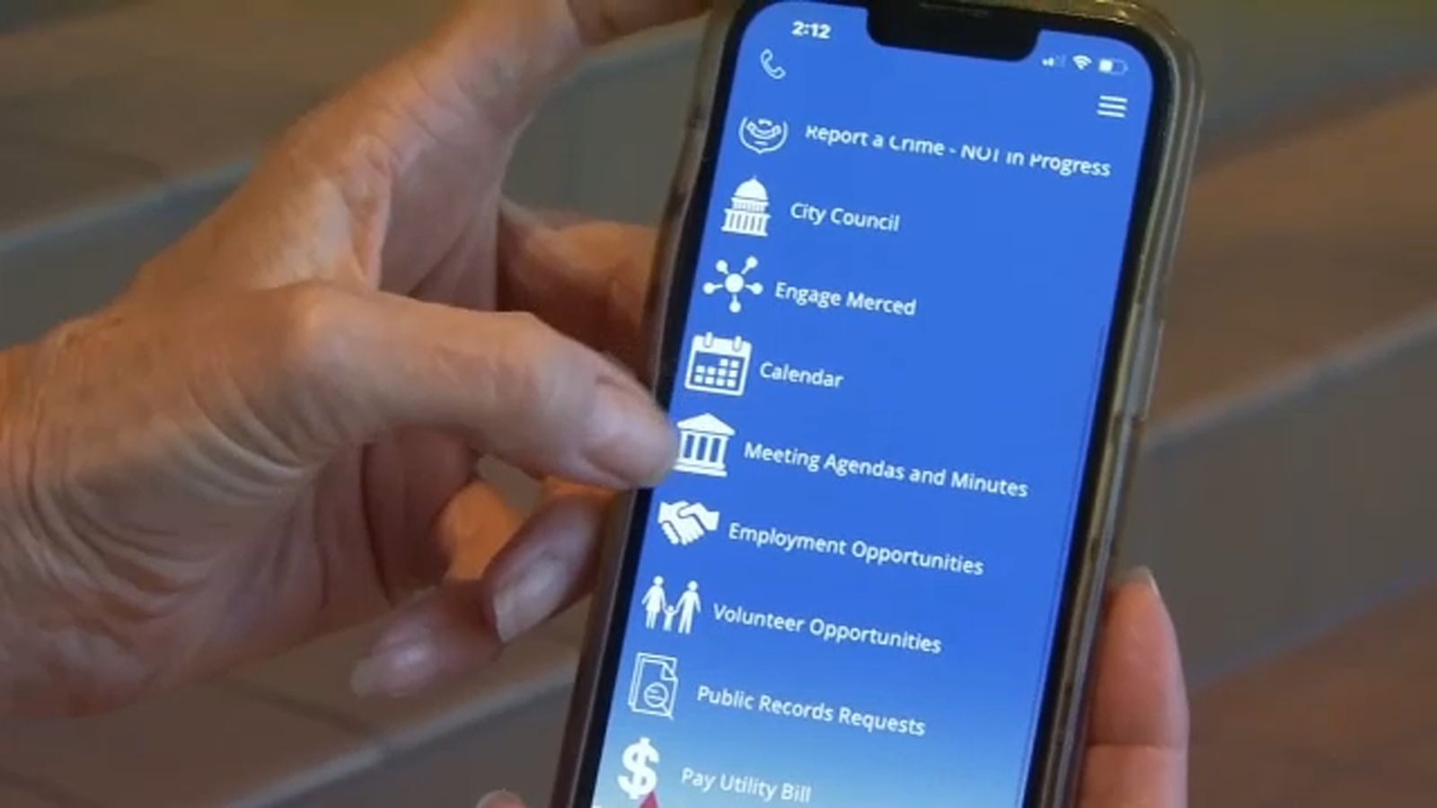 ABC30's tweet card. You can also report a crime that's not in progress, request public records, view the city council meeting agendas and find volunteer opportunities.